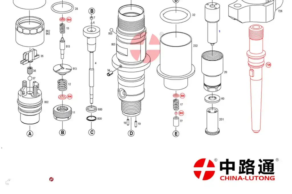 Diesel Common Rail Fuel Injector 0 445 110 059 Diesel Common Rail Fuel Injector 0 445 110 126