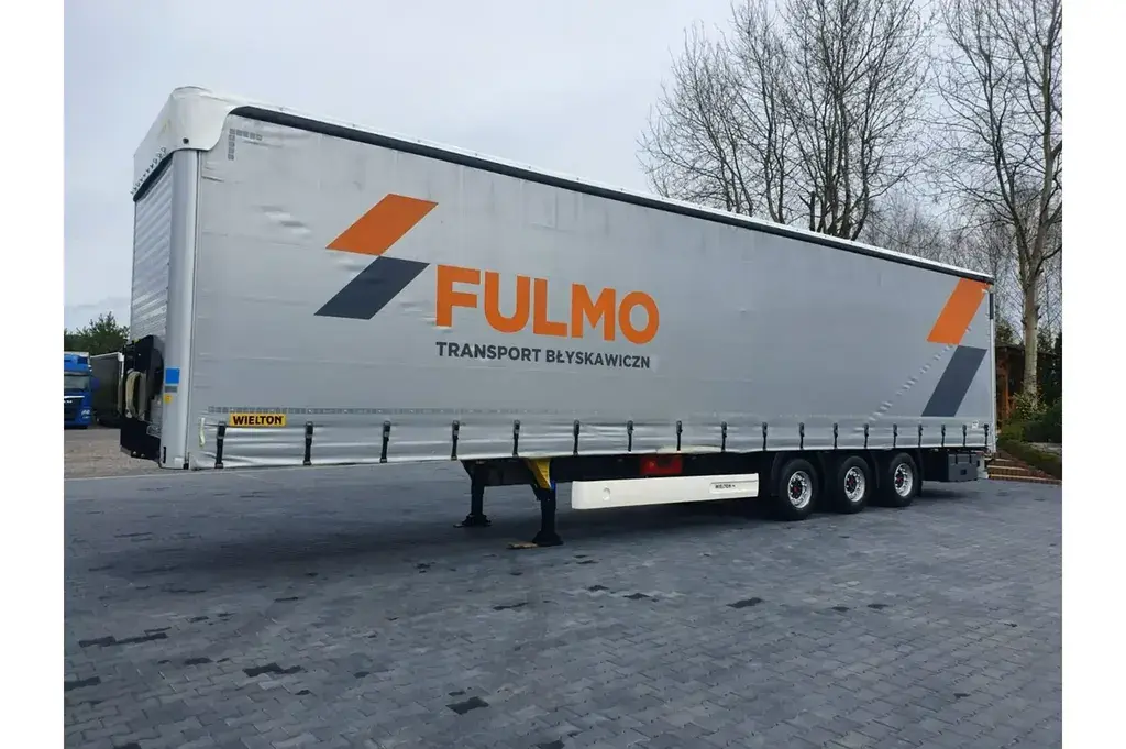 Wielton Firana Mega Saf Oś i Dach Podnoszone Stan Idealny 2017