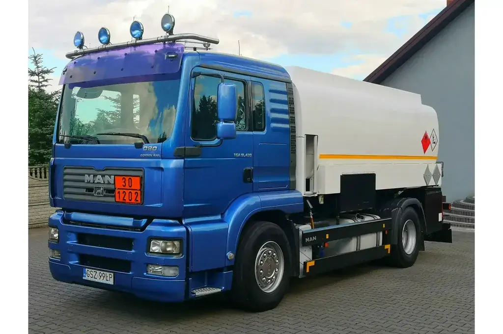 MAN TGA 18 430 Cysterna Hendricks Sening 805 2 Komory 14670 Litrów Ciężarowe 2004