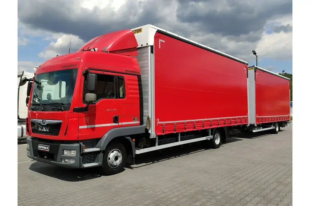 MAN TGL 12 250 E6 Zestaw Przestrzenny Tandem Przejazdowy Ciężarowe 2018